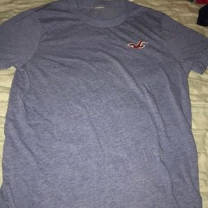 Hollister blue t shirt